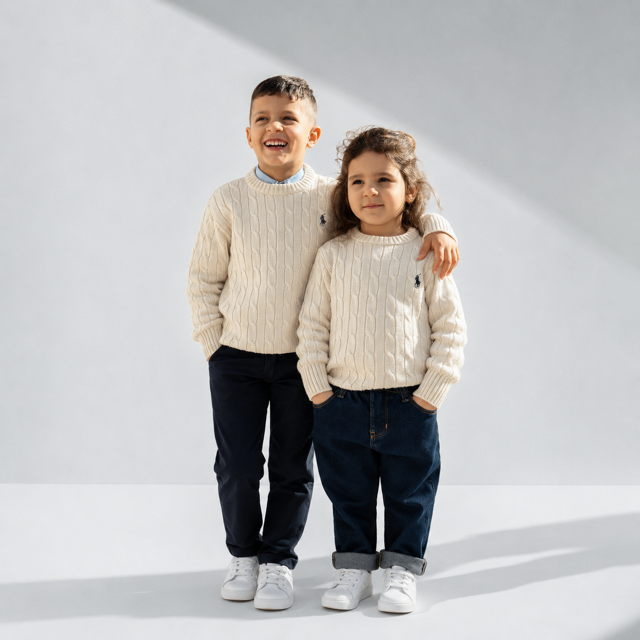 Pull Polo Ralph Lauren Enfant à Maille Câblée